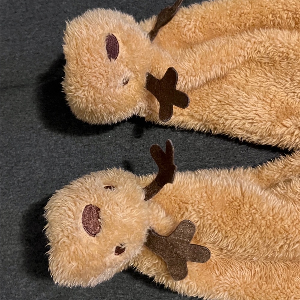 Cozy Reindeer Kids Costume - Brown and Red - Picture 2 of 4